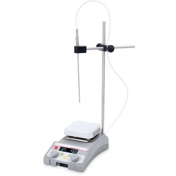 Ohaus Heizrührer Guardian 3000 e-G31HS04C 230V EU-K1, 15 Liter, 80 bis 1.600 U/min, Keramik-Platte 102 x 102 mm, max 500°C