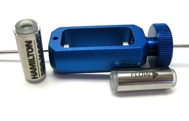 Hamilton HPLC-Vorsäule, Starter Set, PRP-C18, 12-20 μm, 2,1 x 20 mm, 1 Halter, 2 Kartuschen