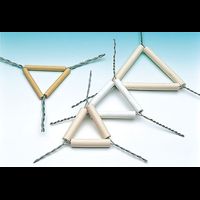 Wire triangle/clay tubing, type A Wire triangle/clay tubing, type A