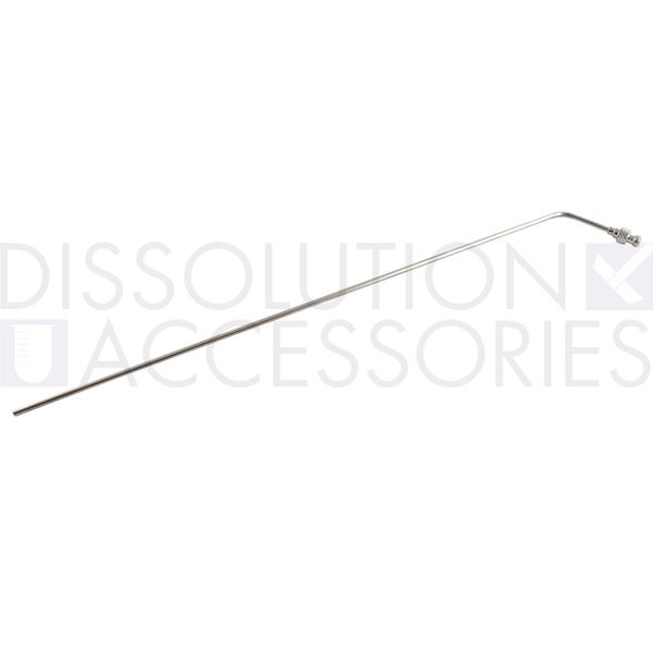 Dissolution Accessories Probenkanüle, Edelstahl, 310 mm, gebogen, mit Luer-Adapter, Erweka