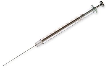 Hamilton 250 μl, Modell 725 N Spritze, 22s Gauge, 51 mm, point style 2, max. Druck 1000 psig (68.9 bar), max. Temperatur 50°C/122°F, mit 
