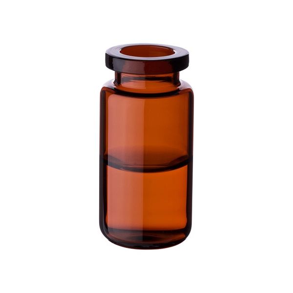 Microsolv Headspace Vial amber, 10 ml, Crimp Top 20 mm, CTC Style, Round Bottom, 100 pc/PAK