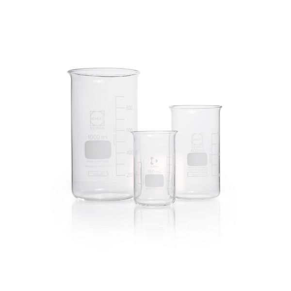 Duran Group Becher/DURAN, hohe Form 600 ml mit Teilung ohne Ausguss, 10 St/Pkg