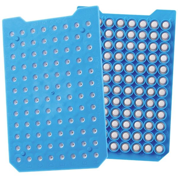 DWK Wheaton Blaue μlmat Verschlussmatte für Mikroplatte, mit PTFE/Silikon-Stopfen, 8 mm, EVA