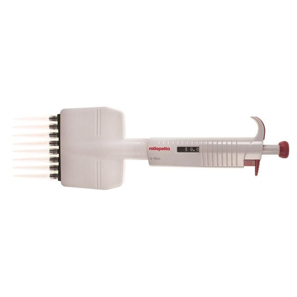 Ratiolab ratiopetta 8-Kanal-Pipette, 0.5-10 μl, autoklavierbar