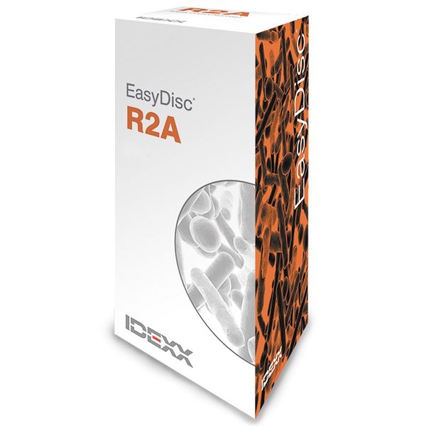 IDEXX EasyDisc R2A zur Bestimmung der Wasserqualität für meidzinische/pharmazeutische Anwendungen, 25 St/Pkg