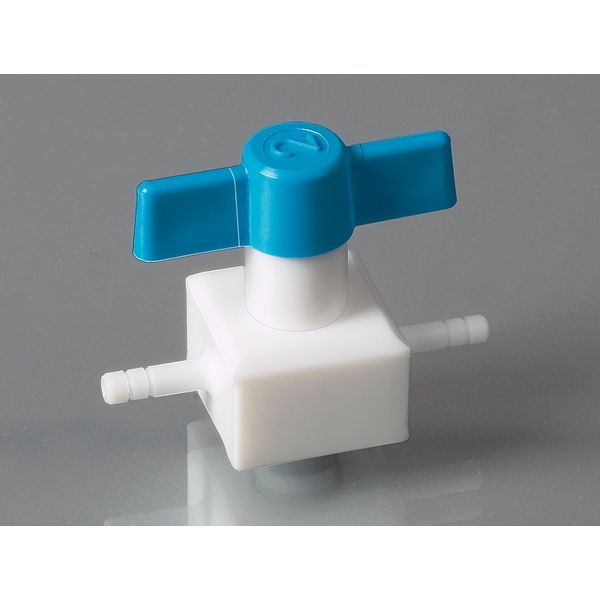 Bürkle PTFE - Ventil, Zweiwege, Ø 10 mm, NW 4 mm, autoklavierbar
