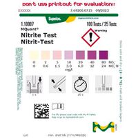 Product Image of Nitrite-test method: colorimetry with test rods, 25 tests