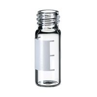 Product Image of 1.5ml Screw Neck Vial, 10-425 Thread, 32 x 11.6mm, clear glass, 1st hydrol. class, wide opening, label + filling lines, 10x100/PAK