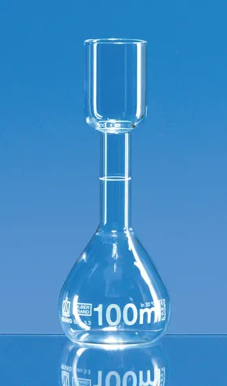 Brand GmbH & Co. KG Messkolben für Zuckeruntersuchung, SB, 100 ml, Boro 3.3, nach Kohlrausch, 2 St/Pkg