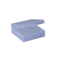 Product Image of Cryo Boxes, PP, yellow, grid 9 x 9, 133 x 133 x 52 mm, 5 pc/PAK