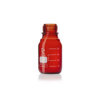 Laboratory bottle/DURAN, amber, 250ml (thread GL 45) with graduation, without cap, 10 pc/PAK