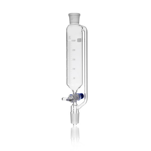 Duran Group DURAN Tropftrichter, mit Druckausgleichsrohr, NS-Kern 29/32, NS-Hahn u. Hahnsicherung, 250 ml