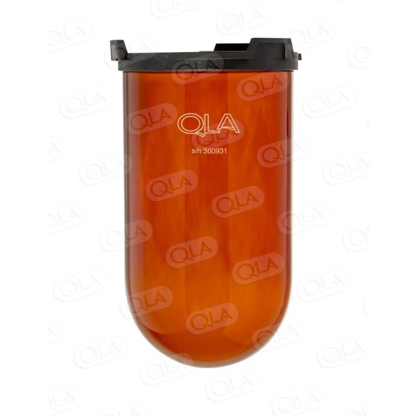 QLA 1000 ml Amber Glass Vessel for Sotax Xtend, Serialized