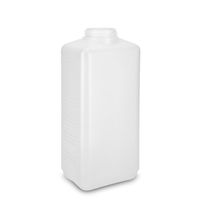 Product Image of Weithalsflasche, ohne Schraubverschluss, HDPE, rechteckig, natur, 2000 ml, RD 60 mm, 90,5 x 125 x 234 mm