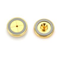 Product Image of Inlet Seals Dual Vespel Ring, 0.8mm Gold Plated Cross Disk, 2/PAK