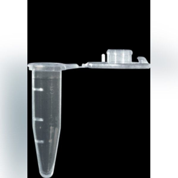 Sarstedt SafeSeal PCR reaction tube, PP, 0.5 ml, transparent, PP closure transparent, with graduation and label, DNA Low Binding, 24 x 50 pc/PAK
