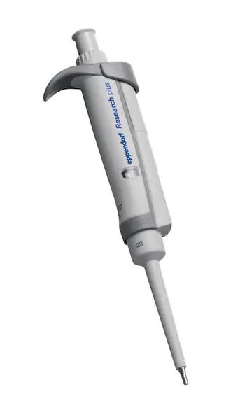 Eppendorf EP Research plus, single-channel, variable 2 - 20 μl, light gray incl. epT.I.P.S. box