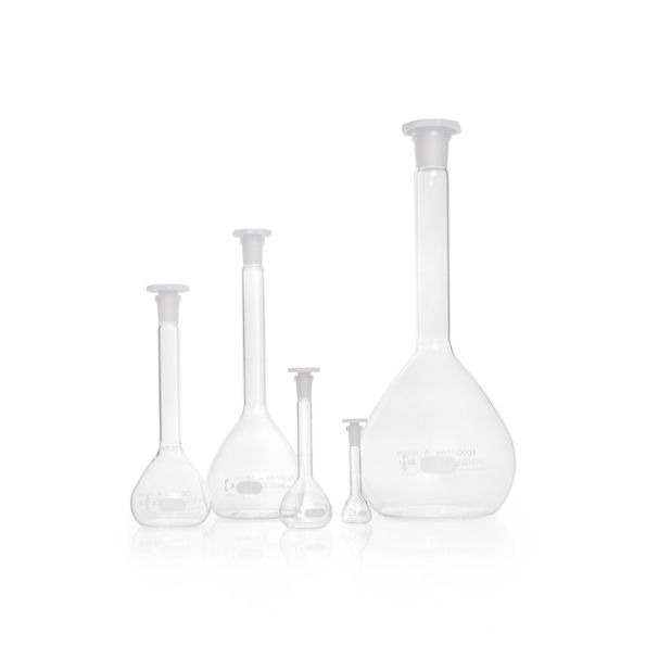 Duran Group DURAN Messkolben, 25 ml, Klasse A, mit PE-Stopfen 10/19, UKAS