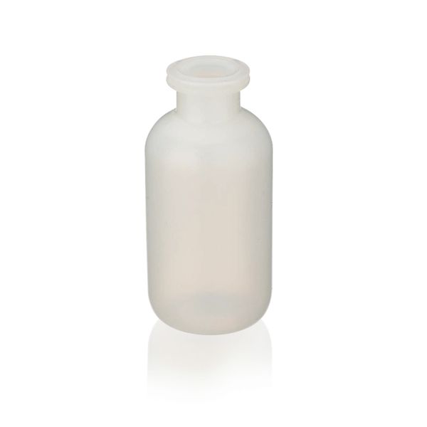 DWK Wheaton Serumflasche 60ml, HDPE, Hals: 13 mm ID x 20 mm AD, Flasche: 38 x 84 mm, 100 St/Pkg