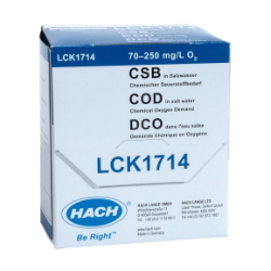 Hach Lange COD cuvette test for salt water, 70 - 250 mg/L O2, 25 determinations, for DR6000, DR3900, DR1900