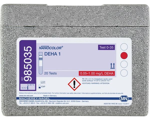 Macherey-Nagel Rundküvettentest NANOCOLOR DEHA 1, 20 Bestimmungen