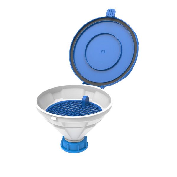 SCAT Deckeltrichter ''MARCO'', V2.0, S50, HDPE, mit herausnehmbarem Sieb, Trichter-Durchmesser = 140 mm