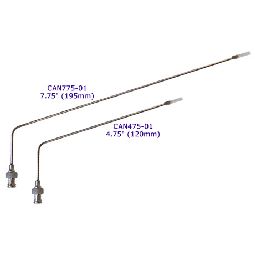 QLA 4.75’’ (120mm) Bent 316 SS Cannula with Kynar Luer Lock & Tygon Tubing for full flow/ QLA inch01 inch style filters, Low Cost alternative