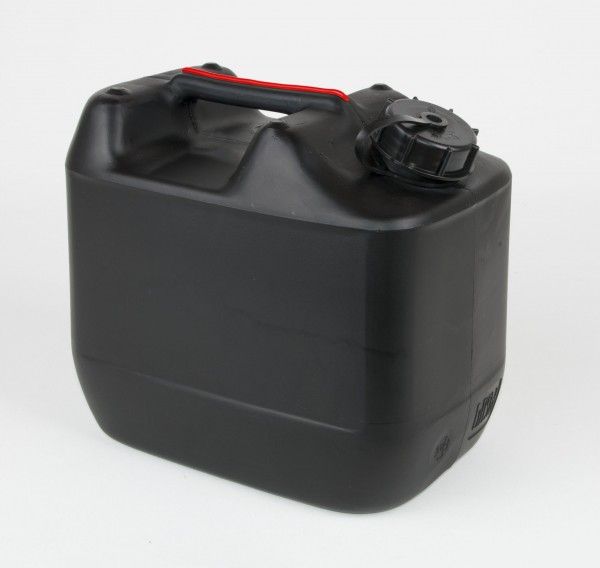 SCAT Kanister, ColourLine rot 10 Liter, S60, PE-HD elektrisch ableitfähig, mit roten Streifen auf den Griffflächen, ohne UN Y-Zulassung