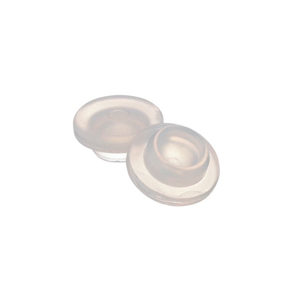 DWK Wheaton 20 mm rubber lid plug, straight, silicone, 1000 pc/PAK