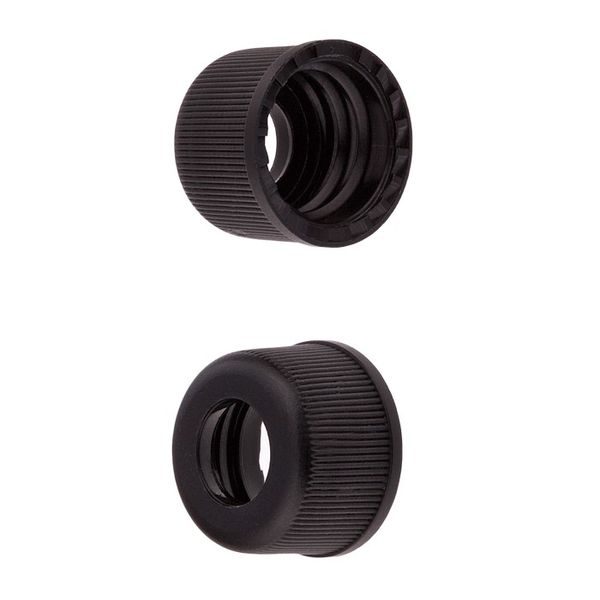 Microsolv Screw Cap black, 8 mm, with Open Top, no Septa, 1000 pc/PAK