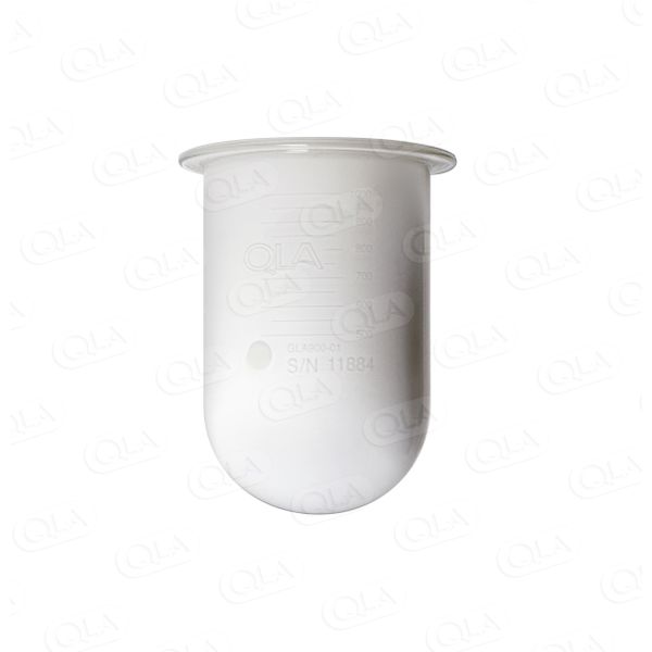QLA 1000mL Teflon Coated Glass Vessel for Agilent/VanKel/Varian, No Ring, Serialized