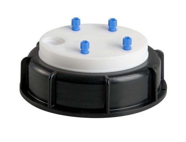 SCAT SafetyWasteCap, S90, 4x 3,2 mm AD + Anschluss für Abluftfilter