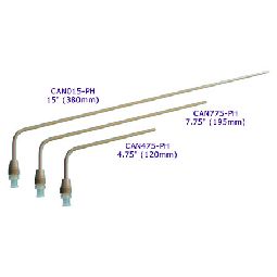 QLA 15 inch (380mm) Bent PEEK 1/8 inch (3.2mm) OD Cannula with PEEK Luer Lock