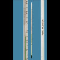 General purpose Thermometer, solid stem, -10/0+110 / 0,5°C, green special Liquid