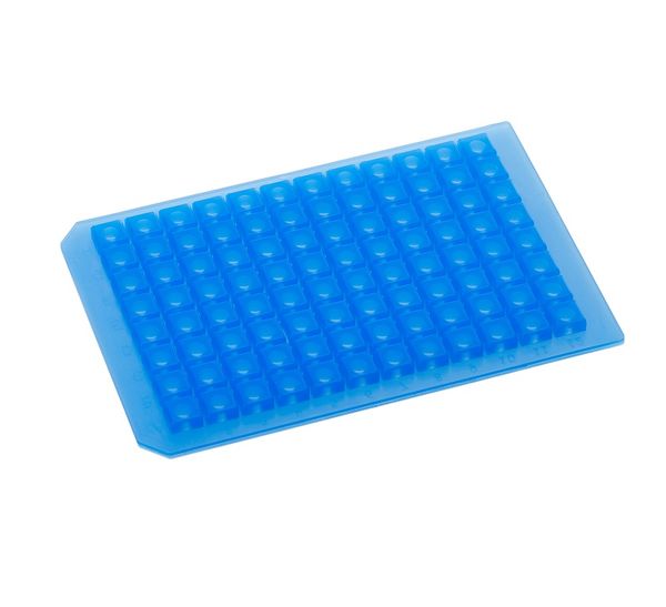 Thermo Fisher Scientific SureSTART WebSeal 96-Well Platten-Verschlussmatte, Silicone/PTFE blau, 8 mm, quadratisch, Level 2, 5 St/Pkg