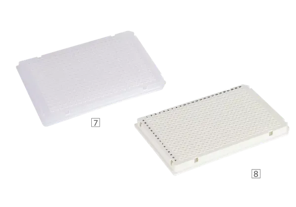 Ratiolab 384-Well PCR Plate, 384 x 0.1 ml, fully skirted, frosted, 5 x 10 pc/PAK
