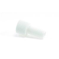 Product Image of Nut, Polyacetal, flangeless 1/8, 1/4 -28, white, minimum order amount = 11 pcs