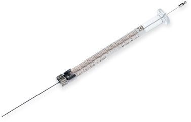Hamilton 10 μl, Modell 701 RN-S Agilent Spritze, 23s Gauge, 43 mm, point style AS, max. Druck 2000 psig (137.9 bar), max. Temperatur 115°C / 239°F