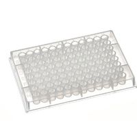 Product Image of 98 Deep Well Microplate, PP, certified, height 14, 7mm, flat bottom, 7mm diameter, 350 µl, 10/pck, uncoated, non-sterile