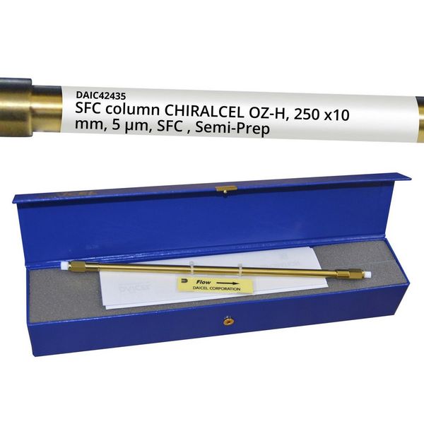Chiral HPLC-Säule CHIRALCEL OZ-H, 250 x10 mm, 5 μm, SFC, Semi-Prep