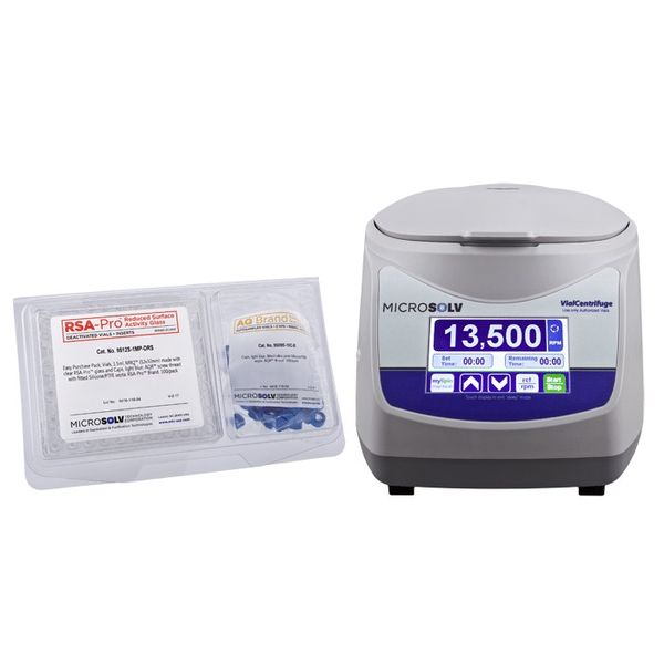 Microsolv Vial Centrifuge with Rotor and Adapter for 2 ml, Vial and RSA-Pro EPP, 230 V, CE