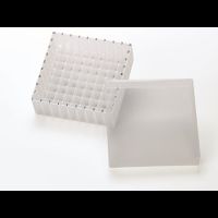 Product Image of PP Storage Box for 1.5, 1.8, 2ml Vials or 2ml shell, vials, transp., cover, (130x130x45mm), 81 cavities
