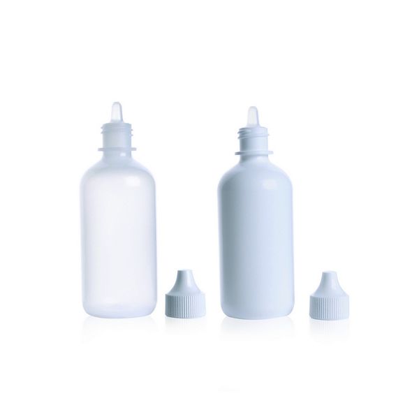 DWK Wheaton Dropper bottle, 6ml, white, LDPE, incl. dropper tip and PP screw cap 13-425, 17 x 58 mm, 144 pc/PAK