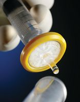 Millipore Spritzenvorsatzfilter, Millex VV, hydrophiles PVDF, 33 mm, 0,10 μm, steril, FDA, CE, 50 St/Pkg
