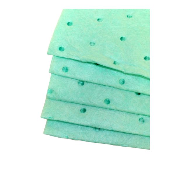 I.W. Tremont Bench pad/wipe, green quilted, chemically resistant, highly absorbent, 15 x 9 inch, 500 pc/PAK
