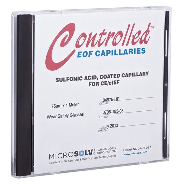 Microsolv Capillary, Controlled, High Flow, 75μm ID by 1 meter, 1 pc/PAK