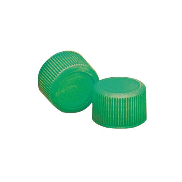 DWK Wheaton 13-425 Grüner Schraubverschluss, PP, auslaufresistent, ohne Einlage, 72 St/Pkg