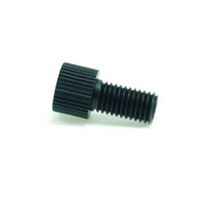 Product Image of Nut, Polyacetal, flangeless 1/8, 1/4 -28, black, minimum order amount = 11 pcs