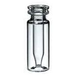 Altmann Analytik ND11 Schnappringflasche ND11 mit 0,3 ml integriertem Mikroeinsatz, ''Base Bond'', Klarglas, 1. hydrolytische Klasse, breiter Einsatz